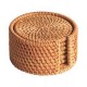 RATTAN PLACEMAT AND COASTER